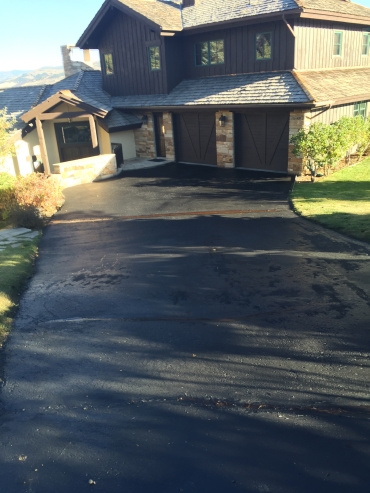 Crack filling and driveway repair